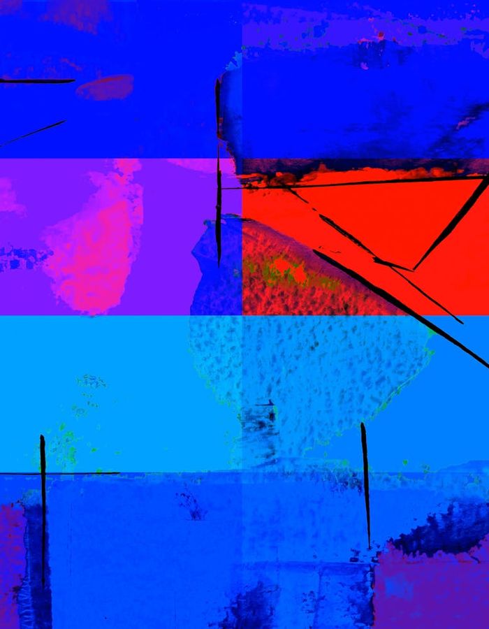 Abstract composition representing balanced energy and focus